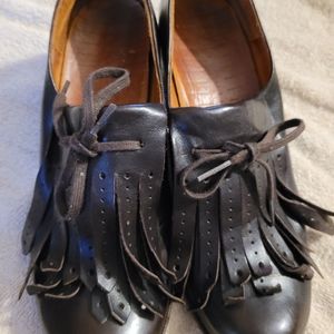 Chie Mihara leather shoes. Made in Spain.